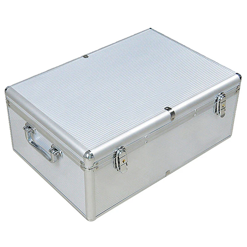 Aluminium CD/DVD Storage Case with 250 Free Inserts